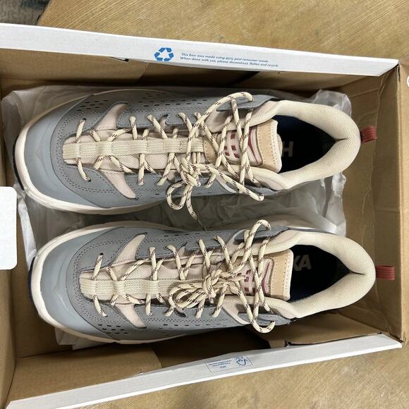 Size 12 - Hoka One One Tor Ultra GORE-TEX Low Limestone Shifting Sand